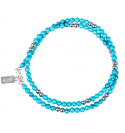 TURQUOISE SILVER WRAP